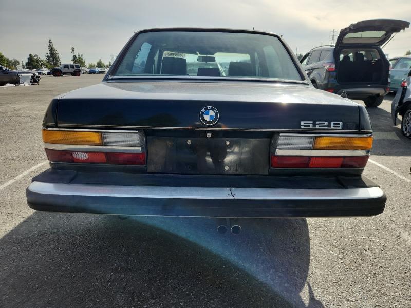 Photo 6 from auction – 1988 BMW 528 E with VIN WBADK7300J9832559