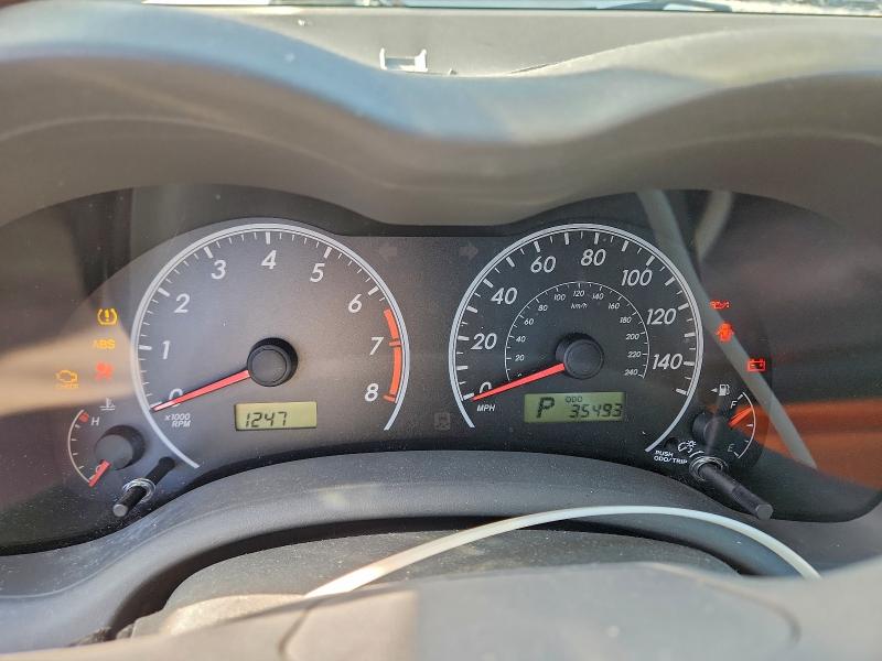 Photo 9 from auction – 2009 TOYOTA COROLLA with VIN 2T1BU40E29C112043
