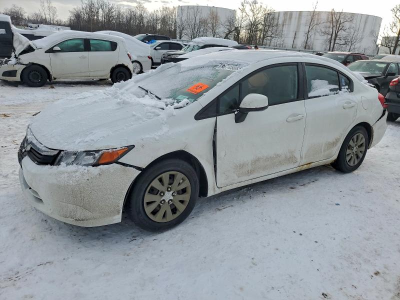 HONDA CIVIC LX 2012 with VIN 2HGFB2F51CH331691 - Photo from auction