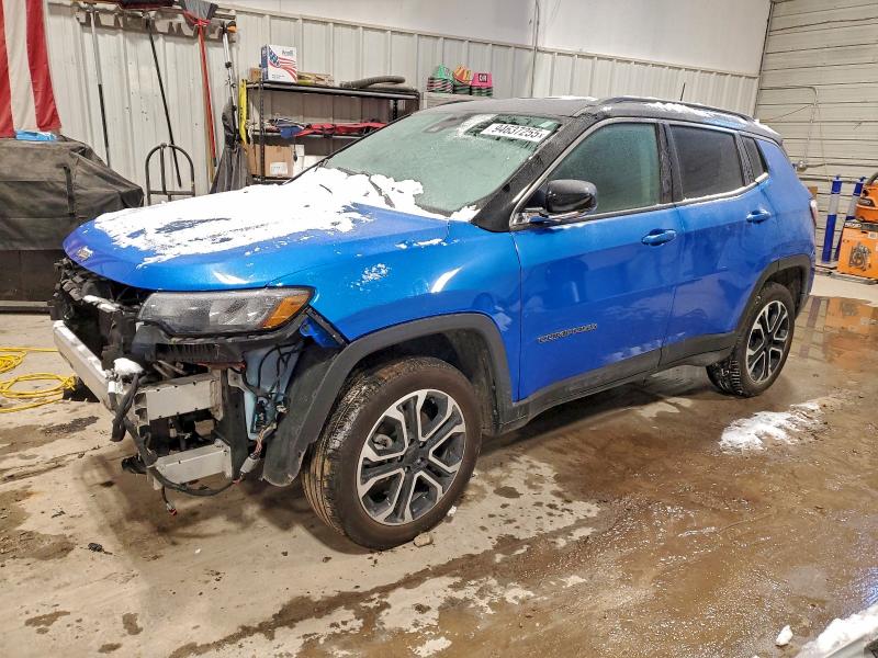 JEEP COMPASS LI 2022 with VIN 3C4NJDCBXNT123290 - Photo from auction