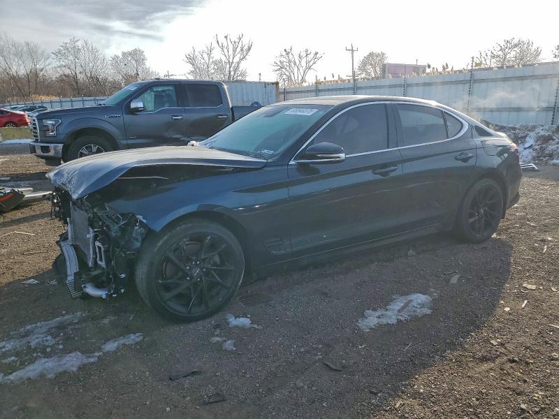 GENESIS G70 2022 with VIN KMTG34TA8NU090324 - Photo from auction