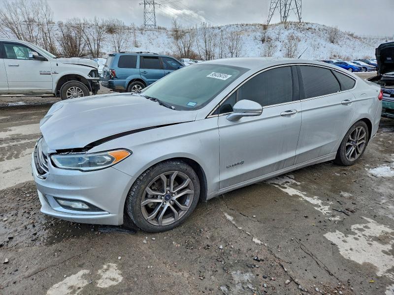 FORD FUSION TIT 2018 with VIN 3FA6P0RU0JR141024 - Photo from auction