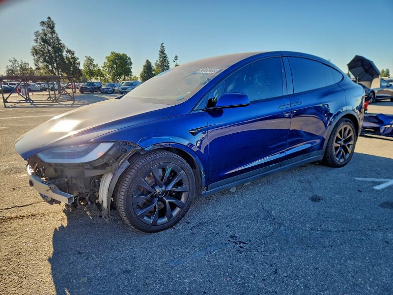 TESLA MODEL X 2022 with VIN 7SAXCBE67NF350266 - Photo from auction