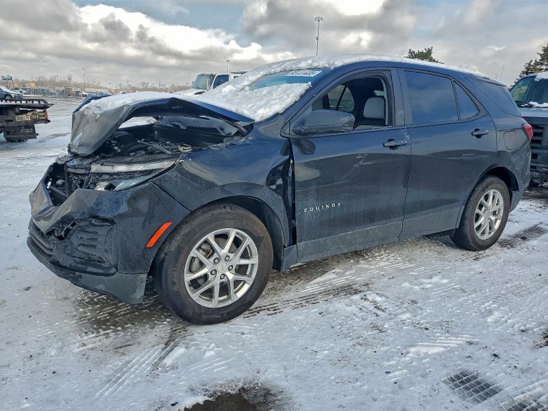 CHEVROLET EQUINOX 2024 with VIN 3GNAXHEG7RL351886 - Photo from auction
