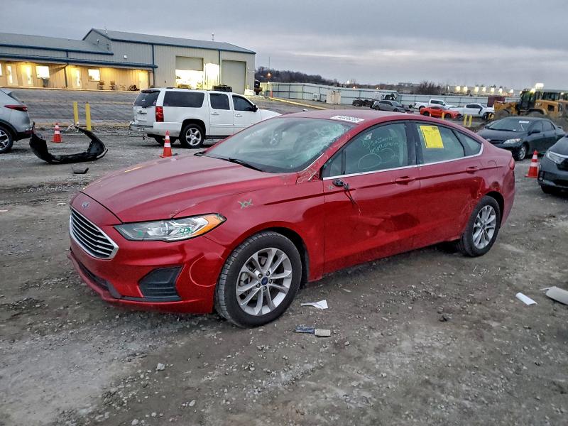FORD FUSION SE 2020 with VIN 3FA6P0HD2LR234616 - Photo from auction