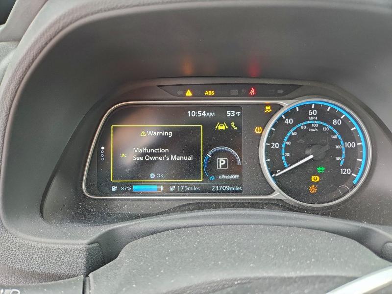 Photo 9 from auction – 2019 NISSAN LEAF S PLU with VIN 1N4BZ1CP1KC320786