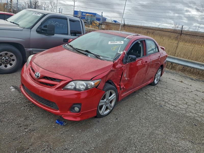 TOYOTA COROLLA BA 2013 مع رقم تعريف المركبة 2T1BU4EE2DC102288 - صورة من المزاد