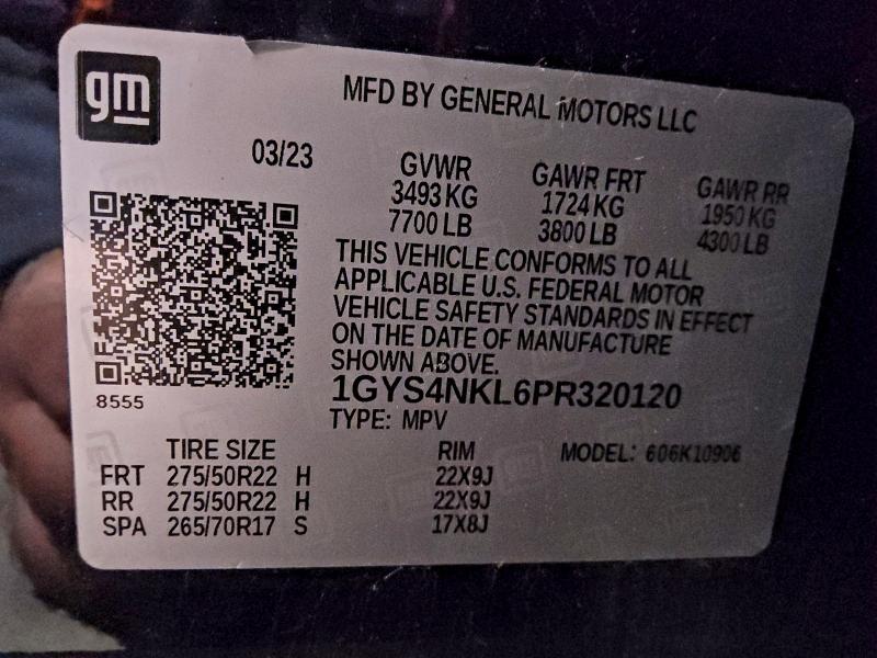 Photo 14 from auction – 2023 CADILLAC ESCALADE E with VIN 1GYS4NKL6PR320120