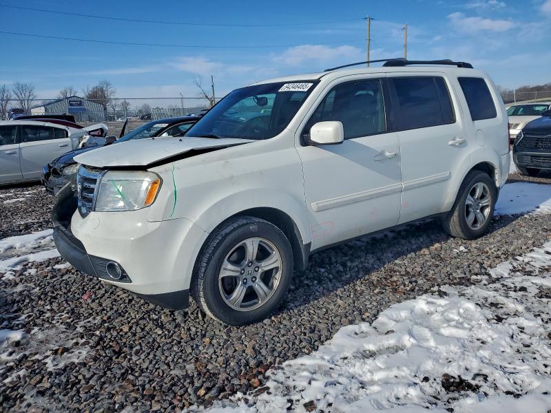 HONDA PILOT EXL 2013 with VIN 5FNYF4H67DB036938 - Photo from auction