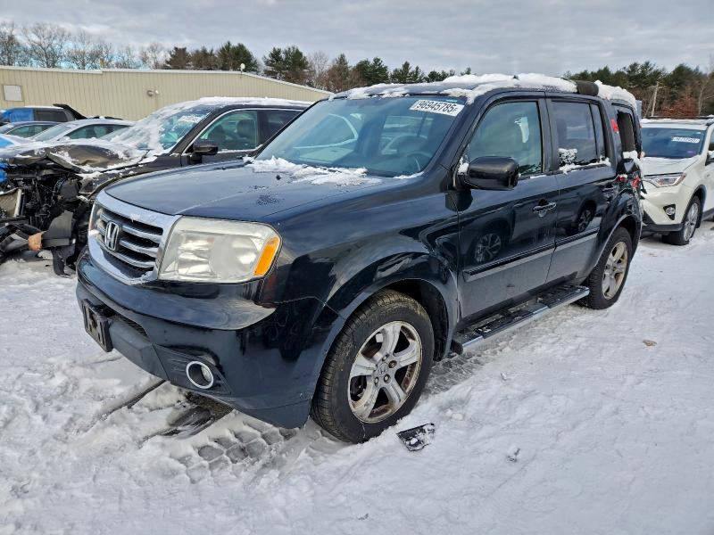 HONDA PILOT EX 2014 with VIN 5FNYF4H40EB031757 - Photo from auction