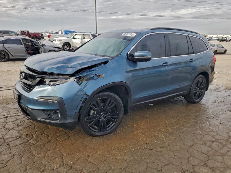 HONDA PILOT SE 2021 with VIN 5FNYF6H28MB008784 - Photo from auction