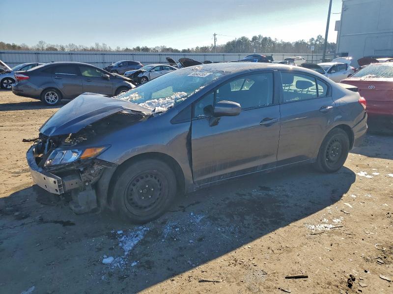 HONDA CIVIC LX 2015 with VIN 19XFB2F56FE233187 - Photo from auction