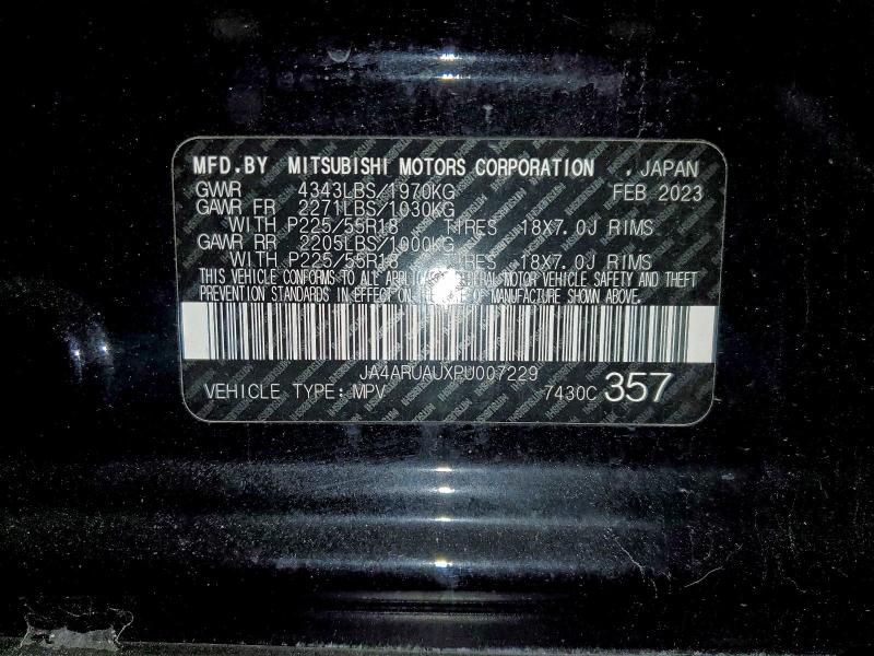 Photo 14 from auction – 2023 MITSUBISHI OUTLANDER with VIN JA4ARUAUXPU007229