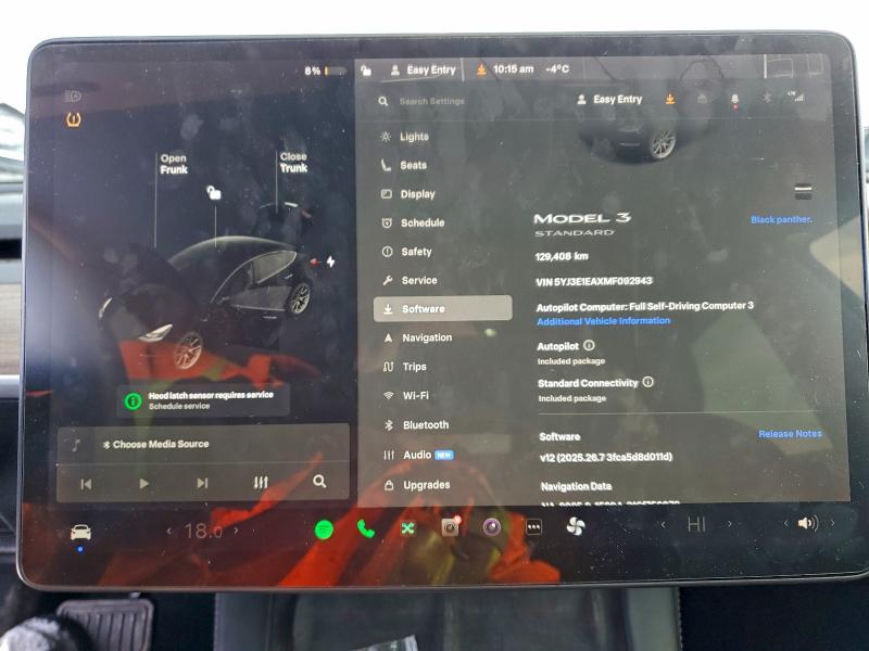 Photo 9 from auction – 2021 TESLA MODEL 3 with VIN 5YJ3E1EAXMF092943