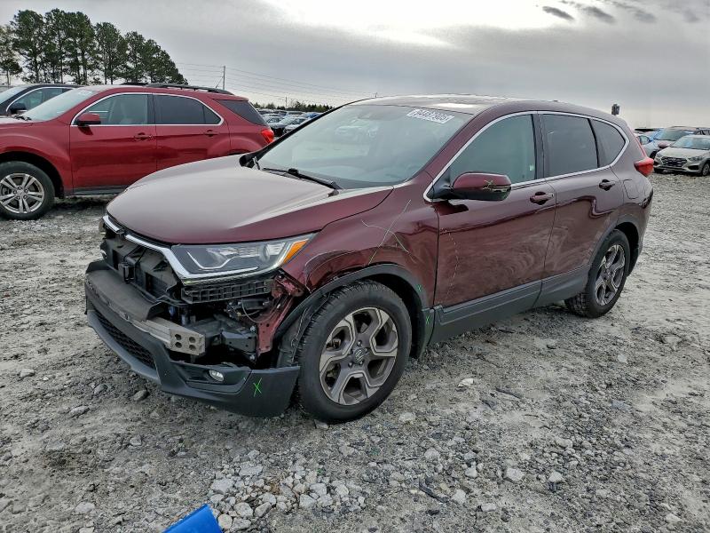 HONDA CR-V EX 2017 with VIN 7FARW1H52HE005486 - Photo from auction