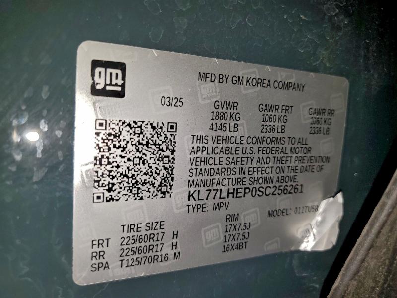 Photo 14 from auction – 2025 CHEVROLET TRAX 1LT with VIN KL77LHEP0SC256261