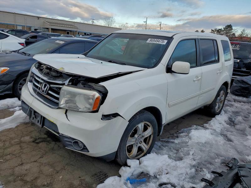 HONDA PILOT EXL 2012 with VIN 5FNYF4H54CB049796 - Photo from auction