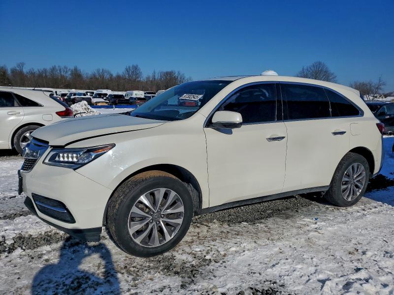ACURA MDX TECHNO 2016 with VIN 5FRYD4H43GB061326 - Photo from auction