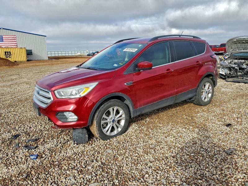 FORD ESCAPE SEL 2018 with VIN 1FMCU0HD6JUA63795 - Photo from auction