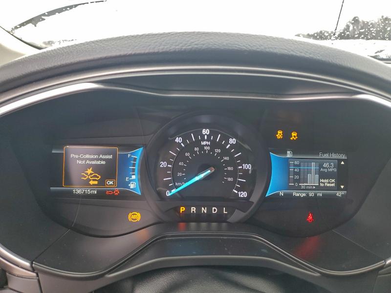 Photo 9 from auction – 2019 FORD FUSION SEL with VIN 3FA6P0MU8KR239923