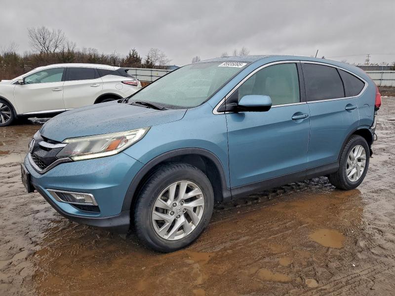 HONDA CR-V EX 2015 with VIN 5J6RM4H53FL098414 - Photo from auction