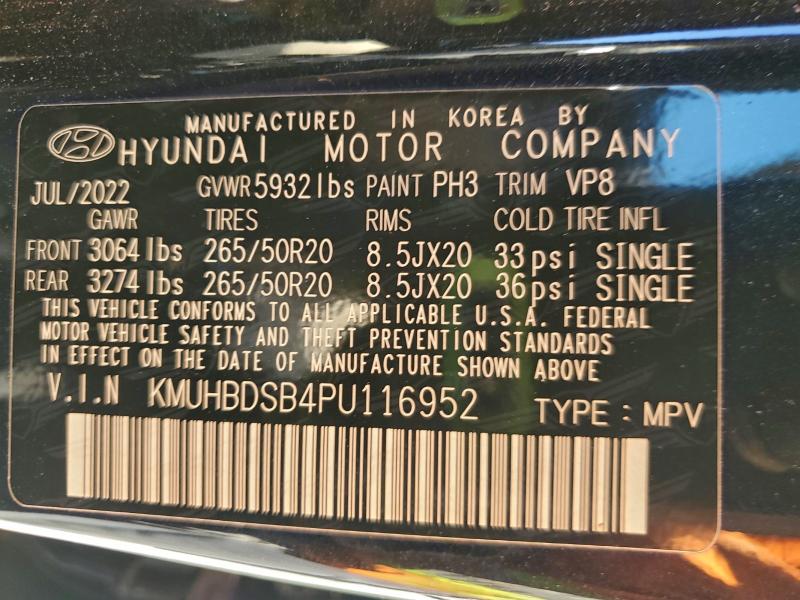 Photo 14 from auction – 2023 GENESIS GV80 BASE with VIN KMUHBDSB4PU116952