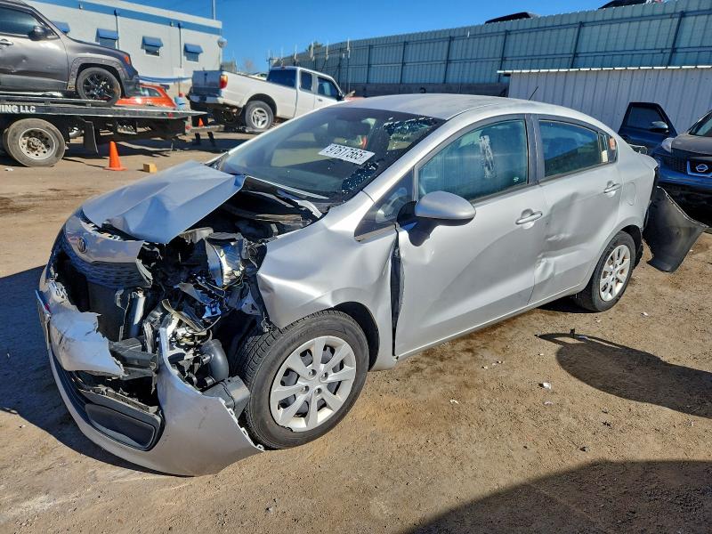 KIA RIO LX 2013 with VIN KNADM4A36D6212553 - Photo from auction