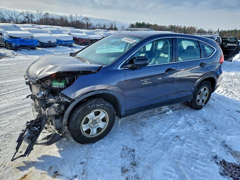 HONDA CR-V LX 2015 with VIN 5J6RM4H31FL034452 - Photo from auction