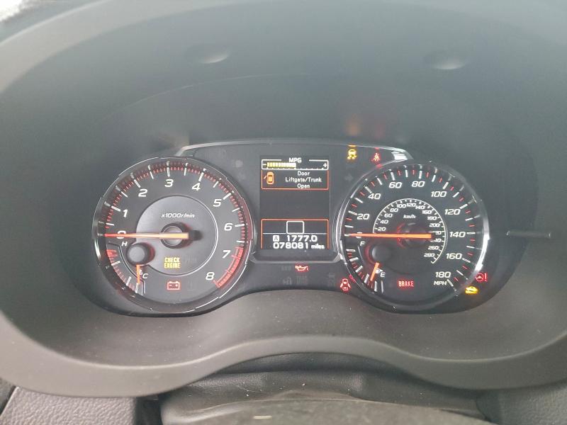 Photo 9 from auction – 2019 SUBARU WRX with VIN JF1VA1A6XK9816519