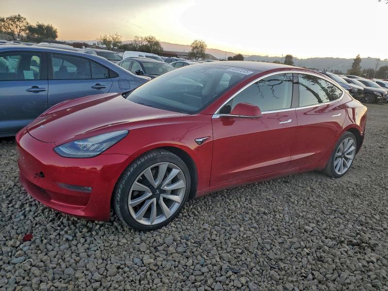 TESLA MODEL 3 2018 with VIN 5YJ3E1EA9JF163805 - Photo from auction