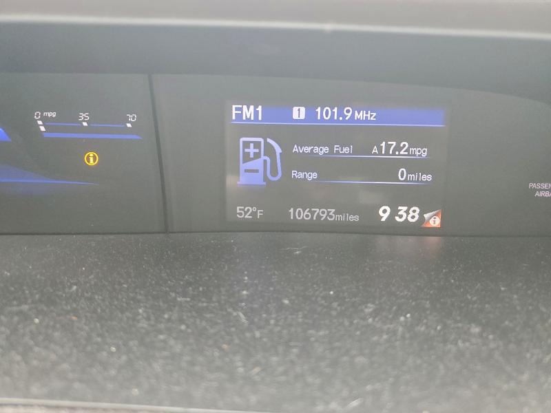 Photo 9 from auction – 2012 HONDA CIVIC EX with VIN 19XFB2F84CE302206