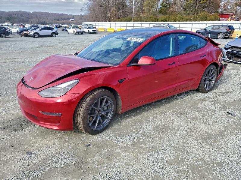 TESLA MODEL 3 2021 with VIN 5YJ3E1EA4MF923322 - Photo from auction