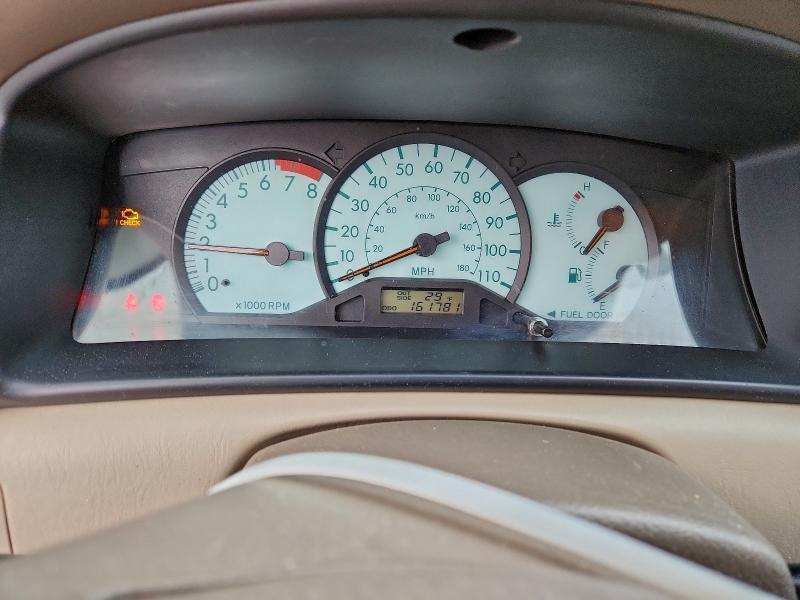 Photo 9 from auction – 2004 TOYOTA COROLLA CE with VIN 2T1BR38E34C240297