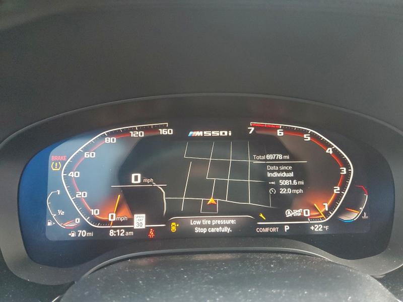 Photo 9 from auction – 2020 BMW M550XI with VIN WBAJS7C07LBN96216