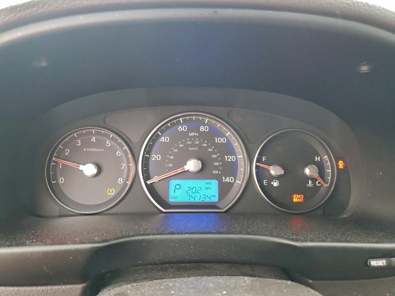 Photo 9 from auction – 2010 HYUNDAI SANTA FE G with VIN 5NMSG3AB8AH405014