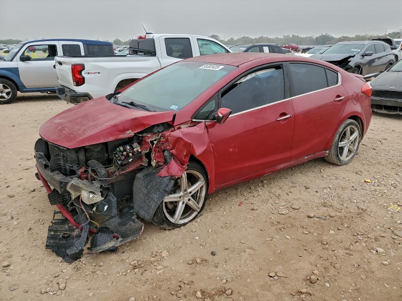 KIA FORTE EX 2014 with VIN KNAFX4A85E5093025 - Photo from auction