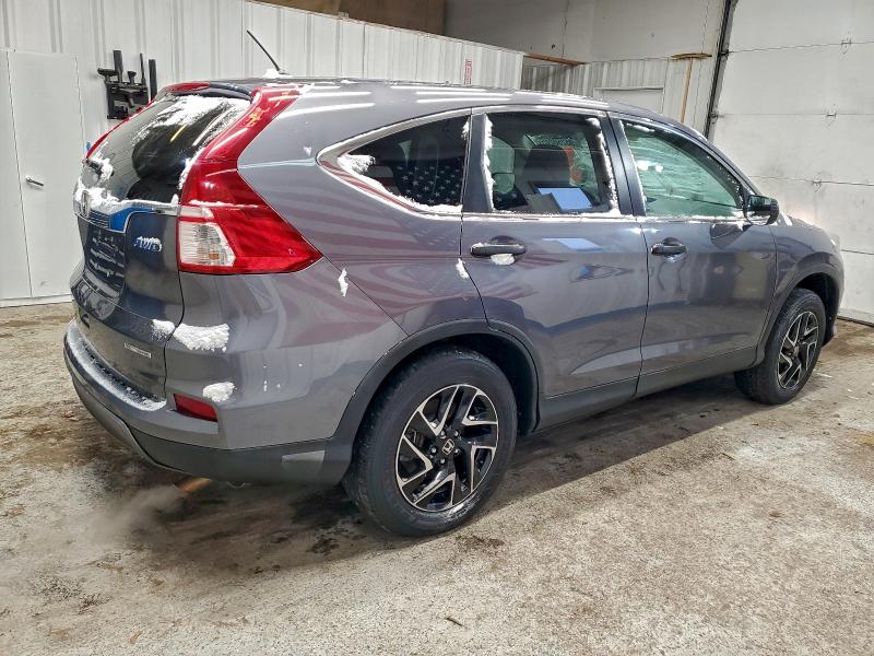 Photo 3 from auction – 2016 HONDA CR-V SE with VIN 5J6RM4H48GL028139