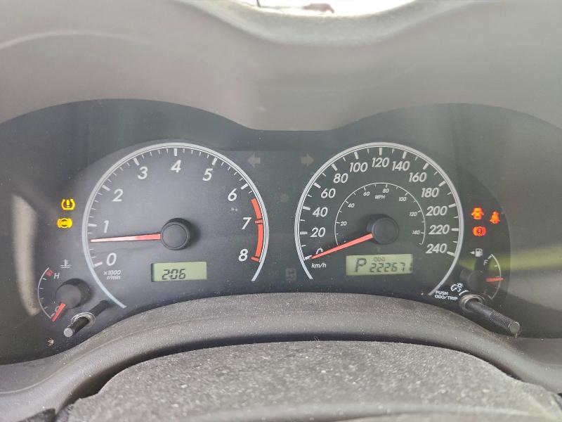Photo 9 from auction – 2010 TOYOTA COROLLA BA with VIN 2T1BU4EE3AC208549