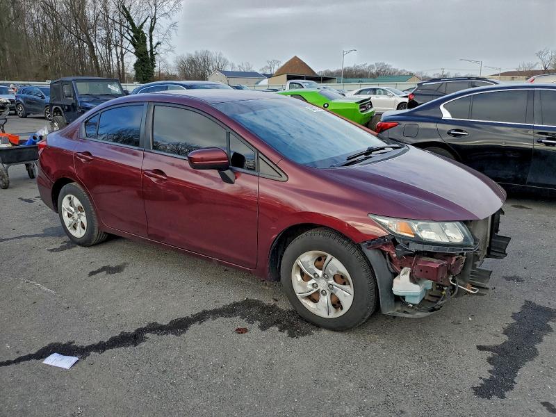 Photo 4 from auction – 2015 HONDA CIVIC LX with VIN 19XFB2F52FE703893