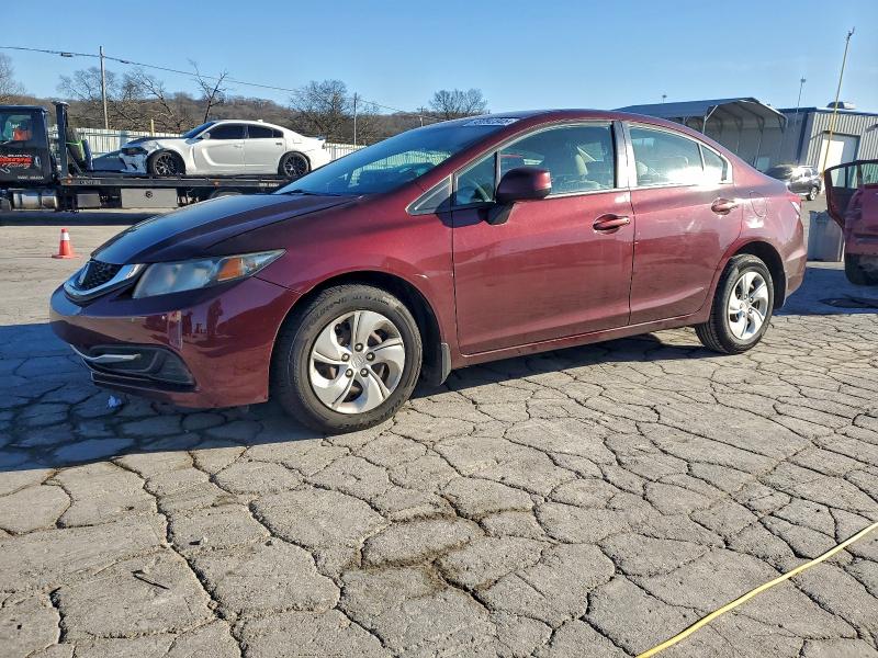 Photo 1 from auction – 2013 HONDA CIVIC LX with VIN 19XFB2F56DE096880
