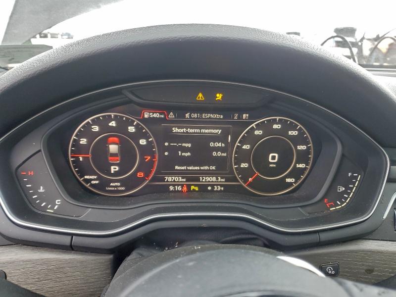 Photo 9 from auction – 2019 AUDI A4 PREMIUM with VIN WAUENAF48KA053210
