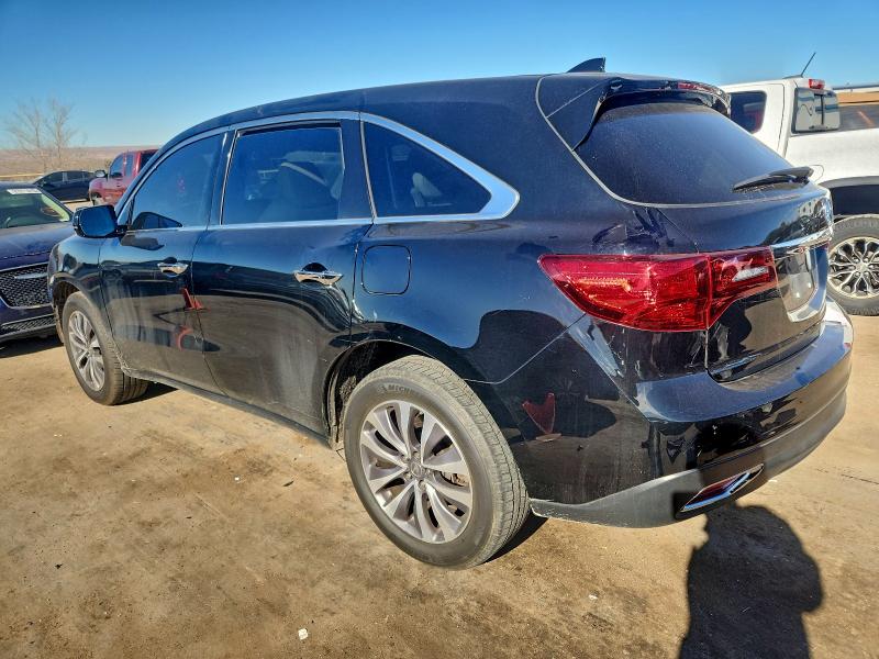 Photo 2 from auction – 2016 ACURA MDX TECHNO with VIN 5FRYD4H40GB038408