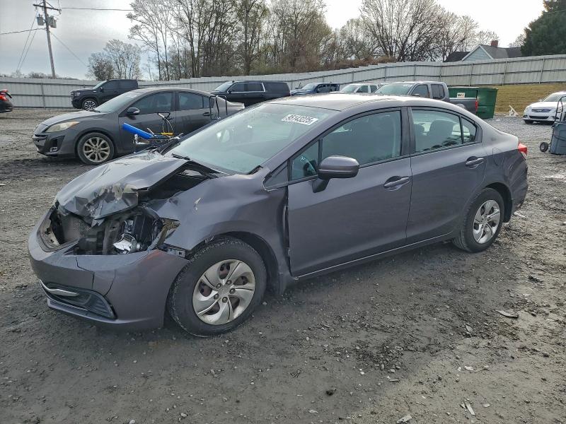 HONDA CIVIC LX 2014 with VIN 2HGFB2F58EH504268 - Photo from auction