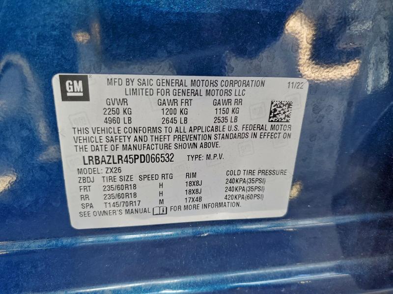 Photo 14 from auction – 2023 BUICK ENVISION P with VIN LRBAZLR45PD066532