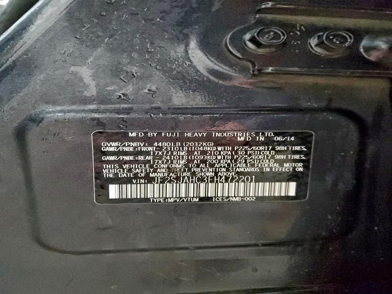 Foto 14 de la subasta – 2015 SUBARU FORESTER 2 con VIN JF2SJAHC3FH472201