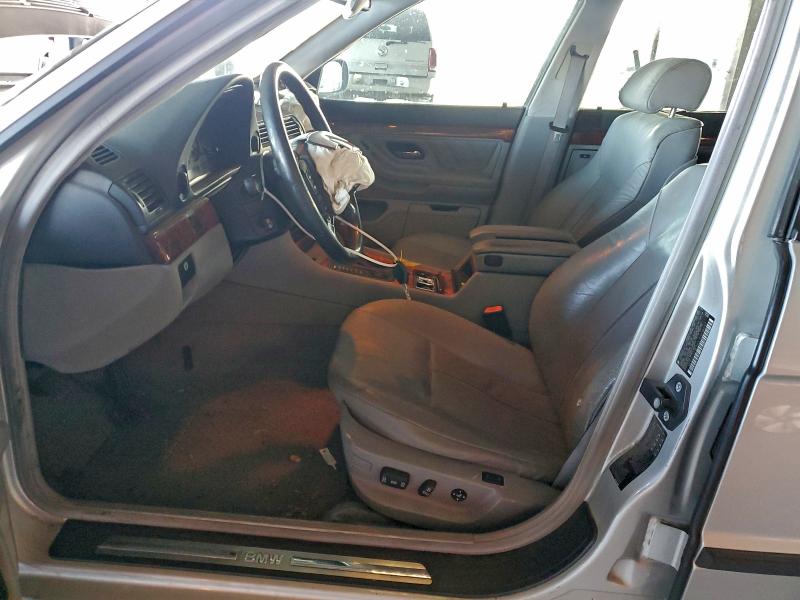 Photo 7 from auction – 2001 BMW 740 IL with VIN WBAGH834X1DP18537