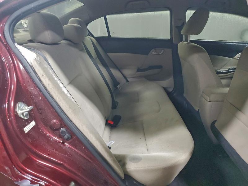 Photo 10 from auction – 2013 HONDA CIVIC LX with VIN 19XFB2F53DE079616