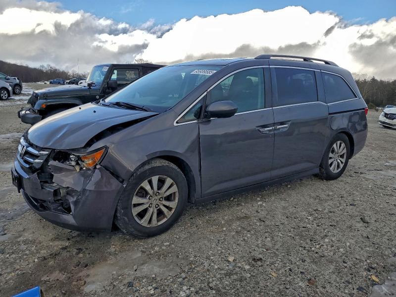 HONDA ODYSSEY EX 2015 with VIN 5FNRL5H6XFB125487 - Photo from auction