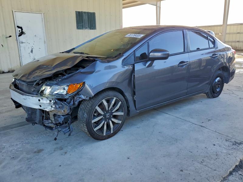 HONDA CIVIC EXL 2015 with VIN 2HGFB2F9XFH552827 - Photo from auction