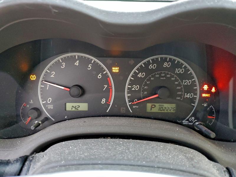 Photo 9 from auction – 2009 TOYOTA COROLLA BA with VIN JTDBL40EX9J009542